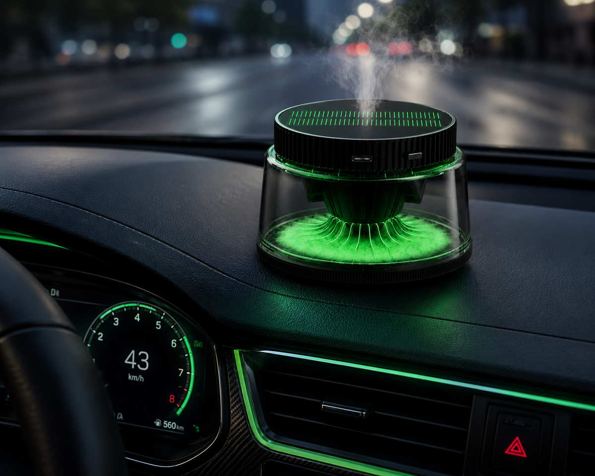 Diffuseur d'arômes solaire pour voiture, forme nuage, parfum longue durée