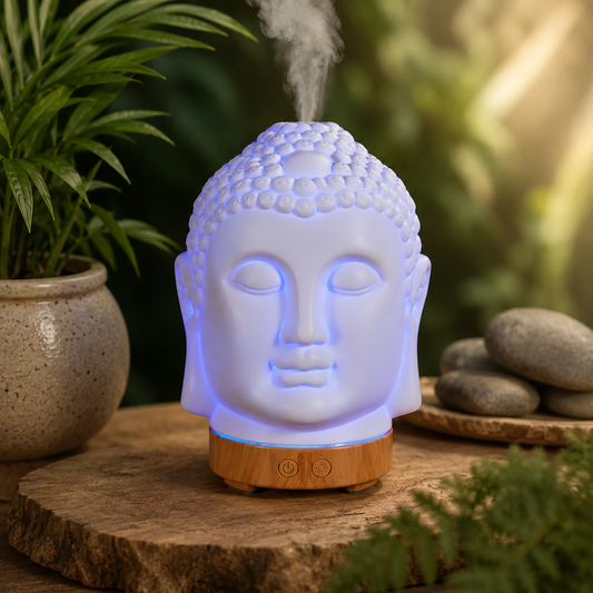 Diffuseur d'arômes Bouddha avec LED