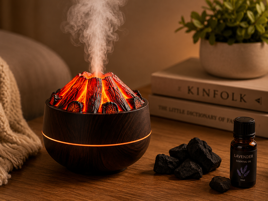 Diffuseur d'arômes Volcan avec LED