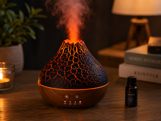 Diffuseur d'arômes Brume Volcan avec LED