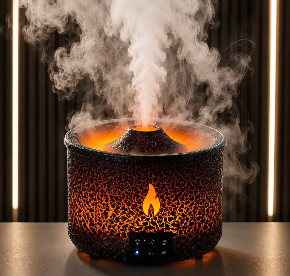 Diffuseur d'arômes Volcan 360 ml avec anneau de fumée