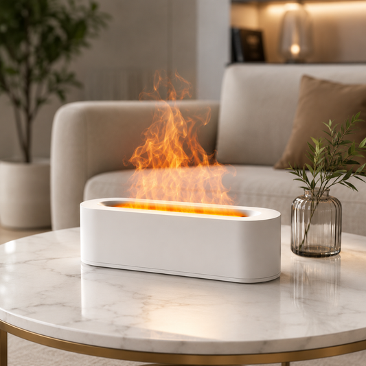 Diffuseur d'arômes Flamme Colorée avec minuterie