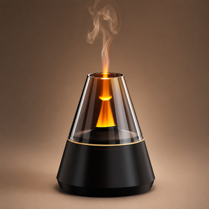 Mini diffuseur d'arômes USB portable avec veilleuse multicolore